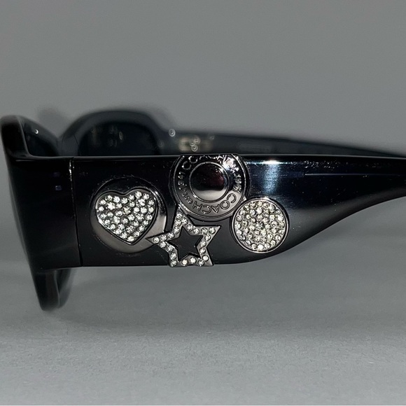 Coach Parker S848 Grey Horn Square Sunglasses